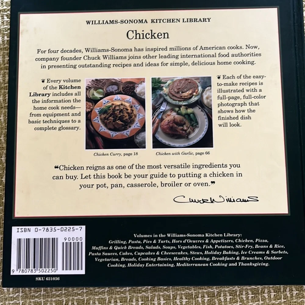 Williams-Sonoma Kitchen Library ~ Chicken